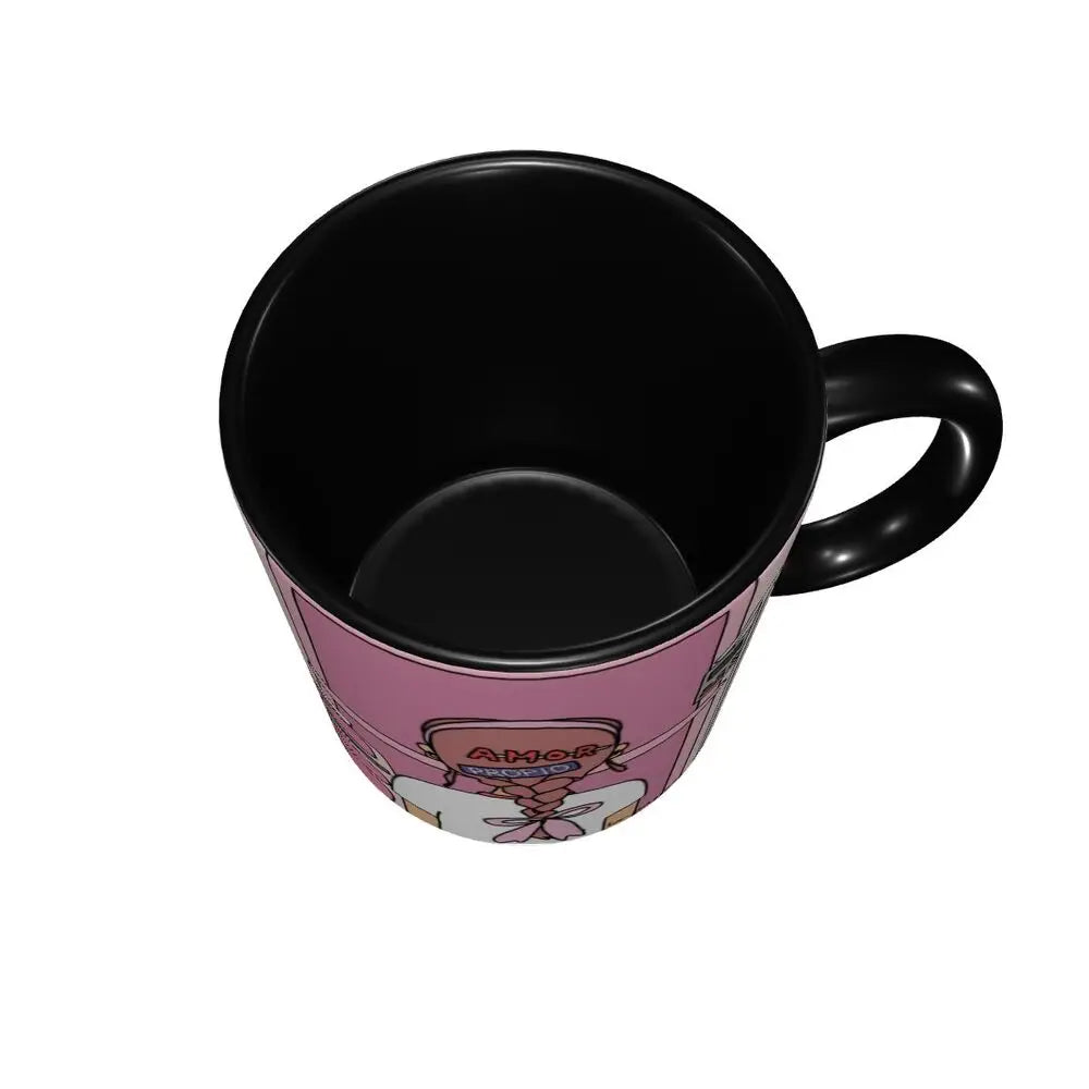 Heartbeat & Stethoscope Ceramic Mug