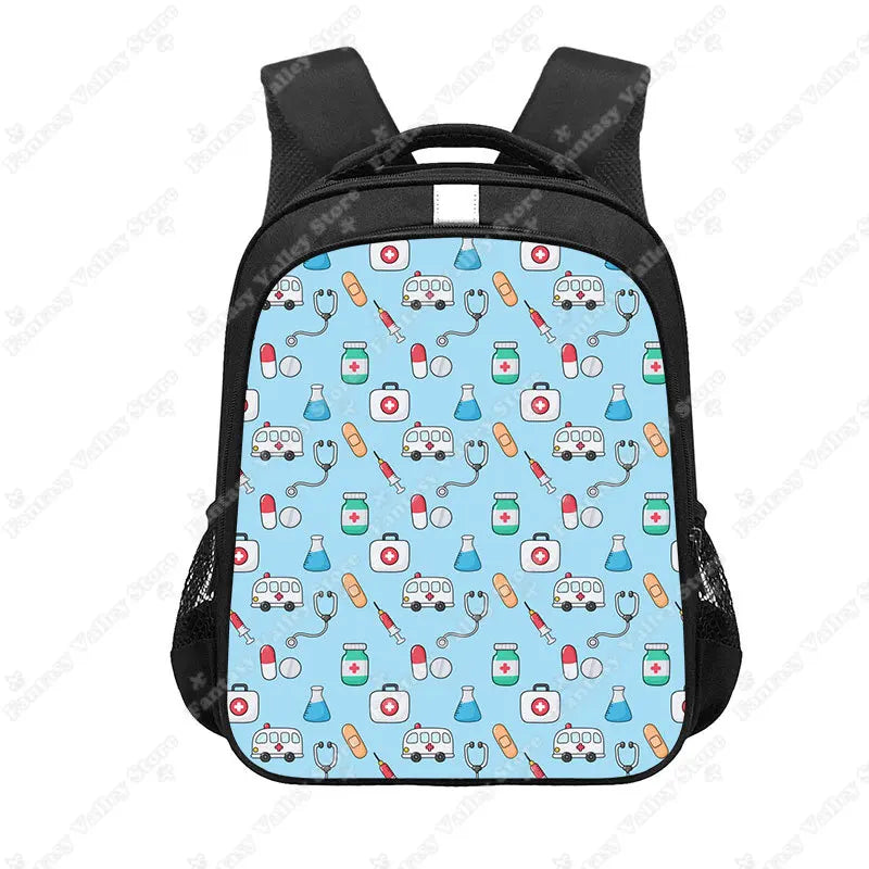 ECG Print School Backpack