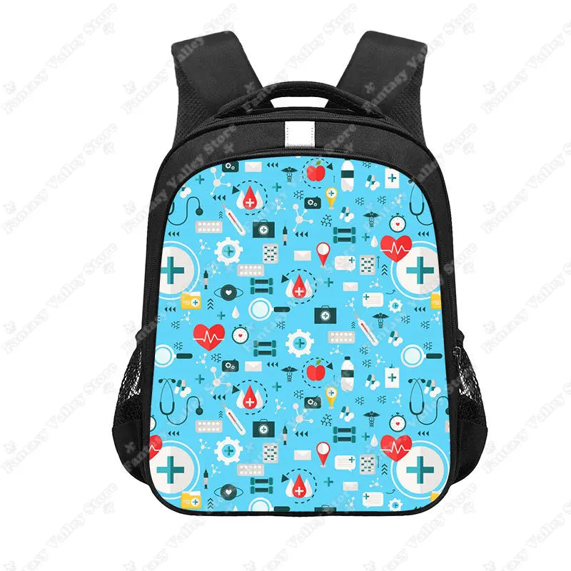 ECG Print School Backpack