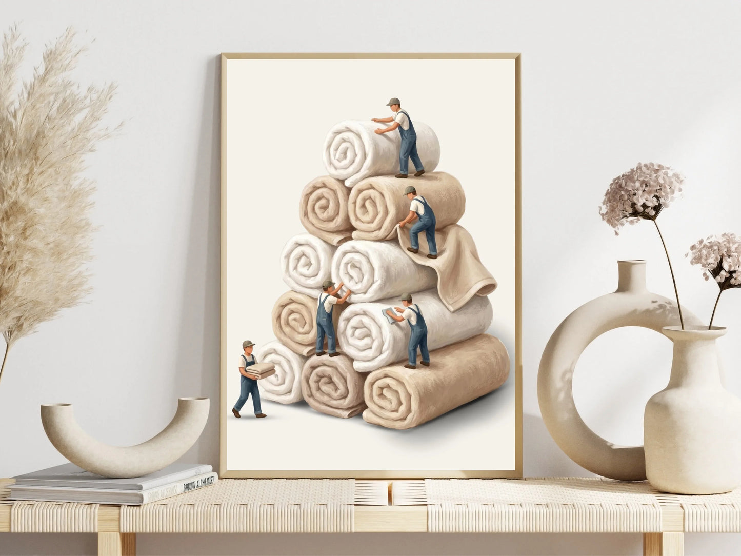 Minimal Bathroom Canvas Print