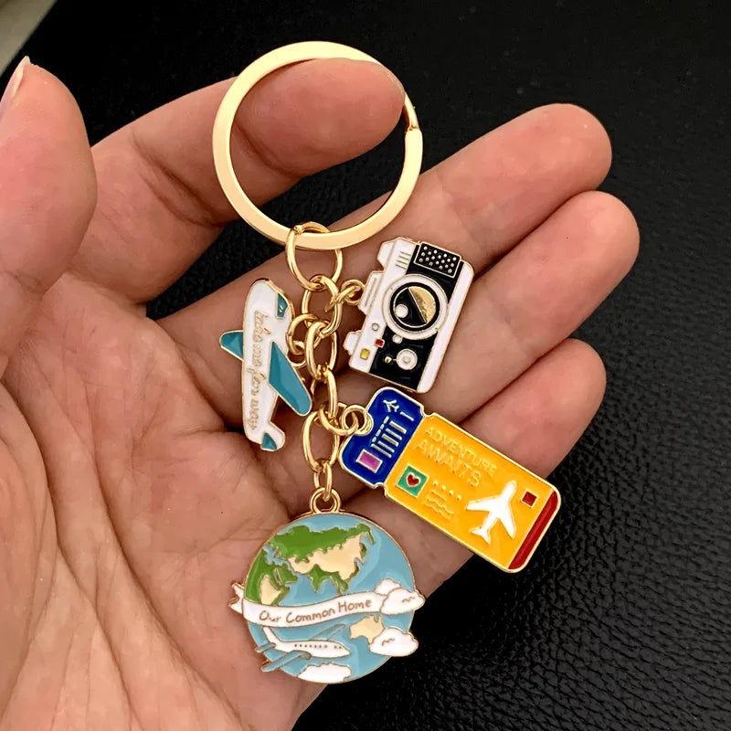 Travel Enamel Keyring