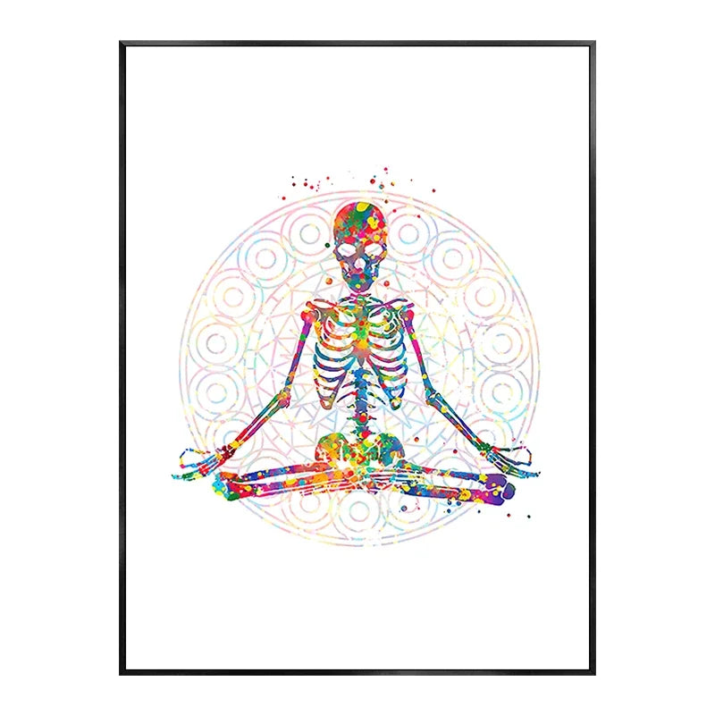 Skeleton Bones Anatomy Canvas Art