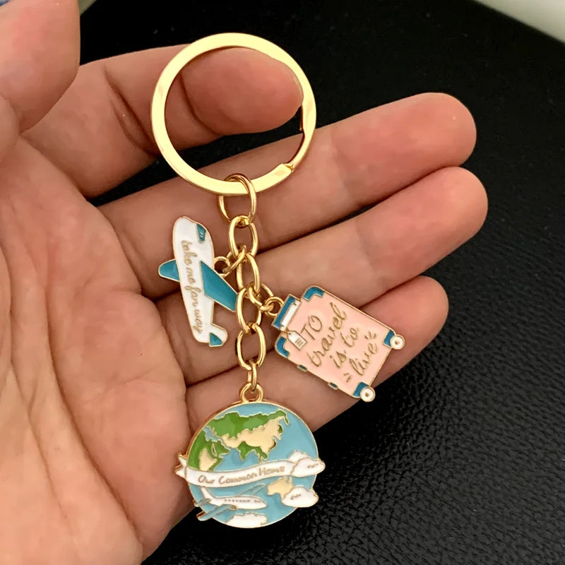 Travel Enamel Keyring