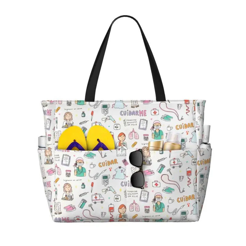 Extra Large Nurse Beach Tote