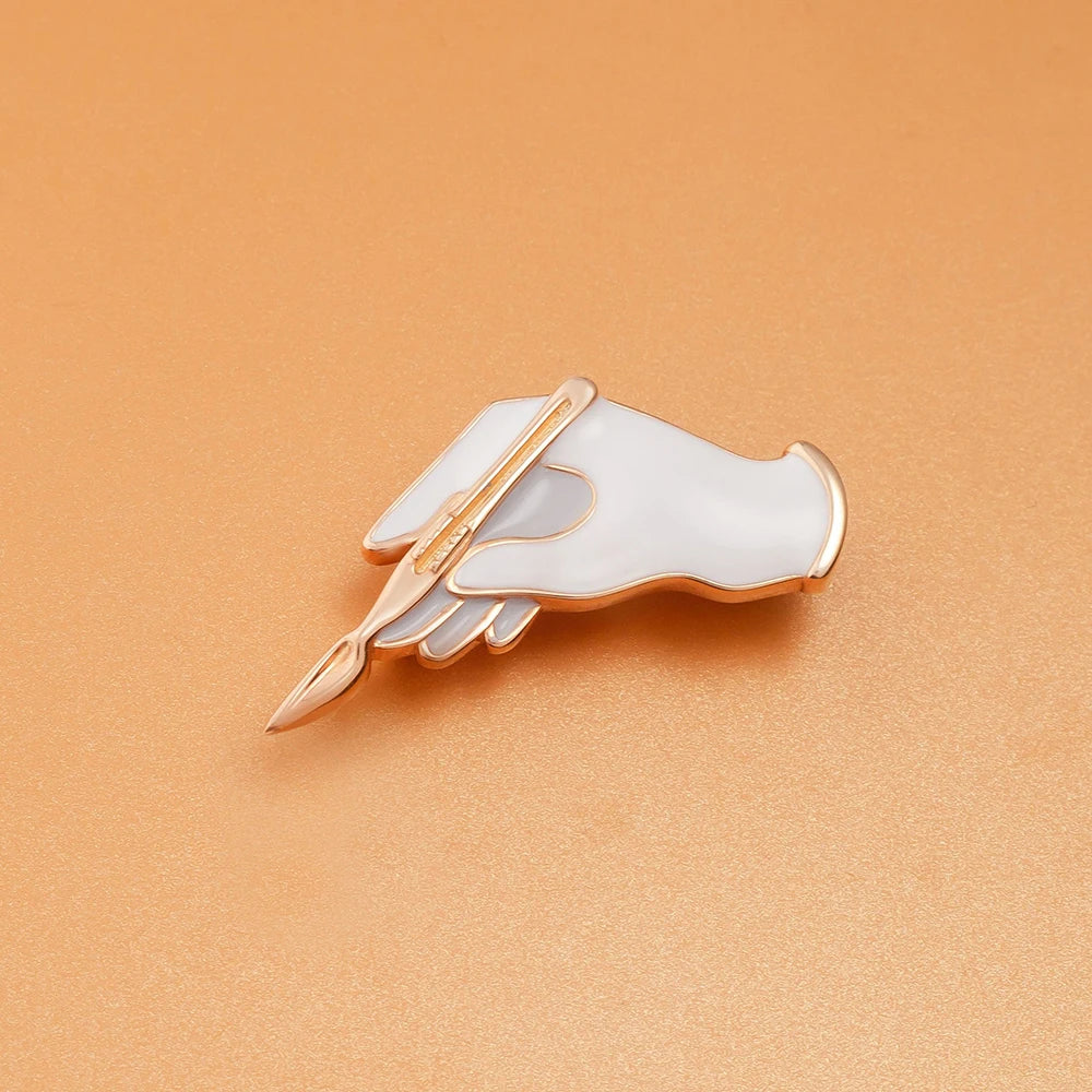 Surgical Gloves & Scalpel Brooch Pin