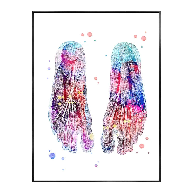 Skeleton Bones Anatomy Canvas Art