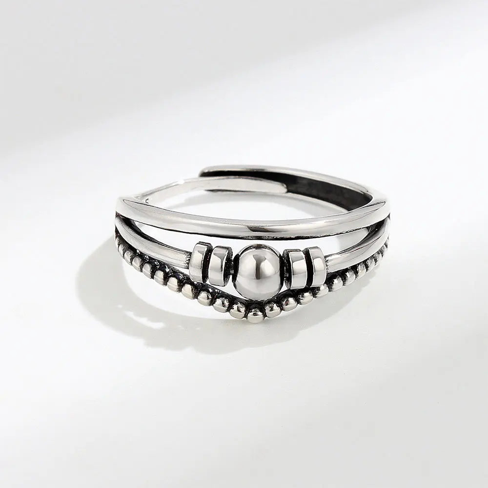 Anti-Stress Spinning Knuckle Ring