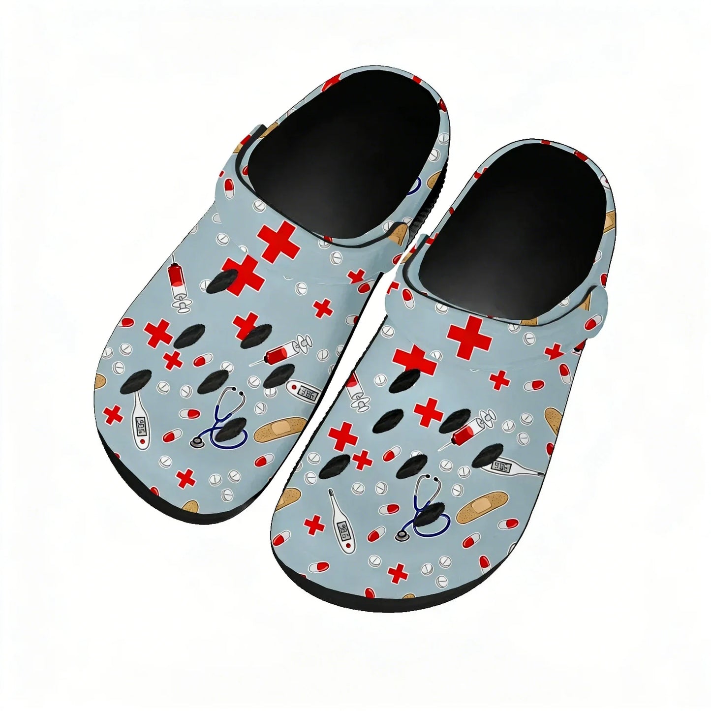 Medical Print Water Clogs