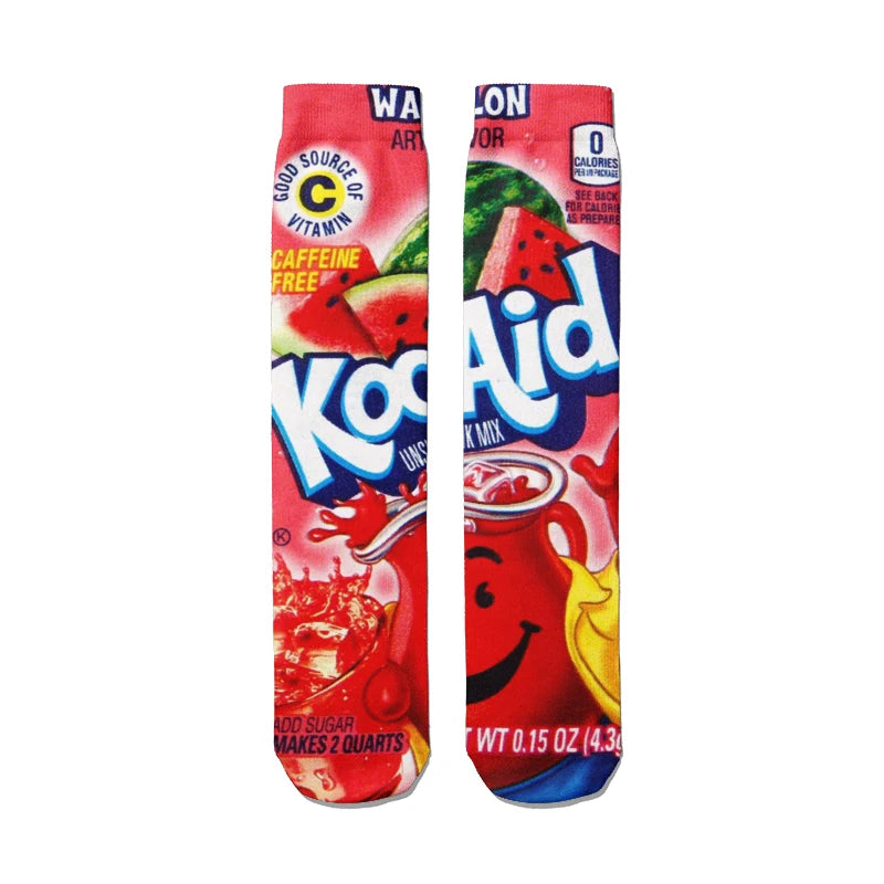 Potato Chip Print Socks