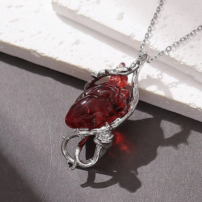 Gothic Rose Skull Choker