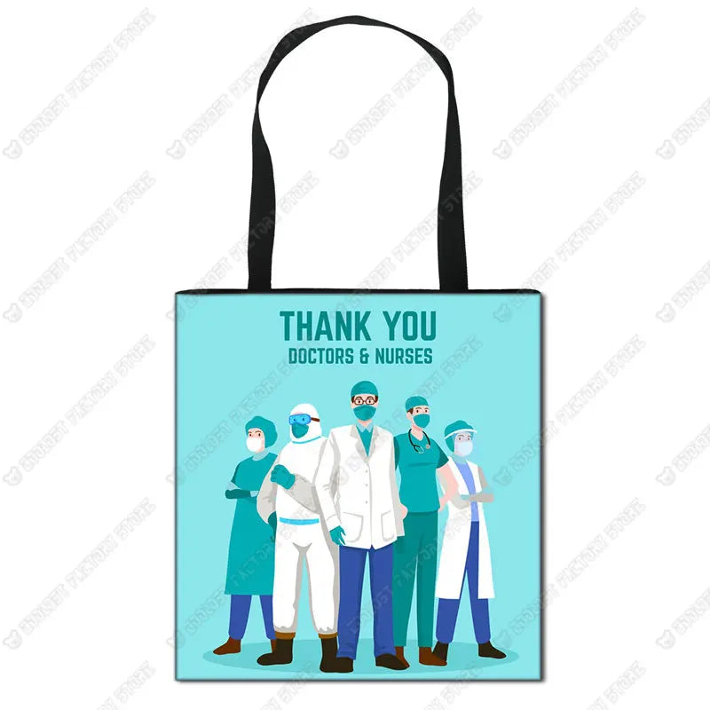 Nurse Angel Canvas Tote