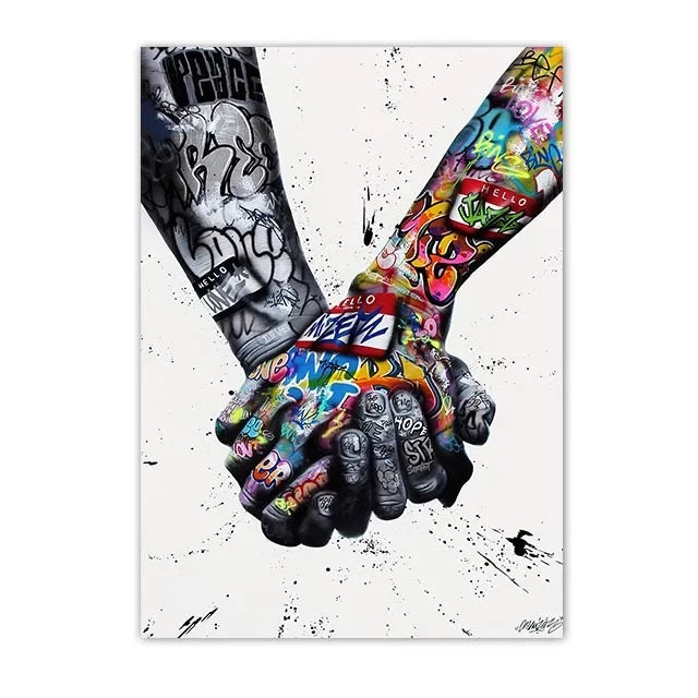 Pop Graffiti Canvas Print