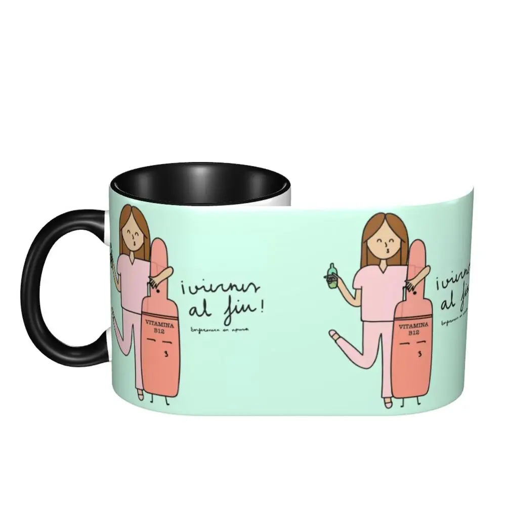 Pink Nurse Coffee Mug