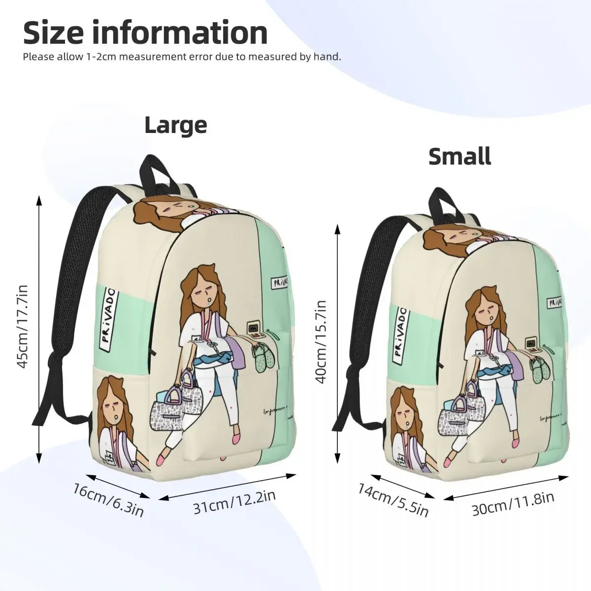 Nurse Slogan Laptop Daypack