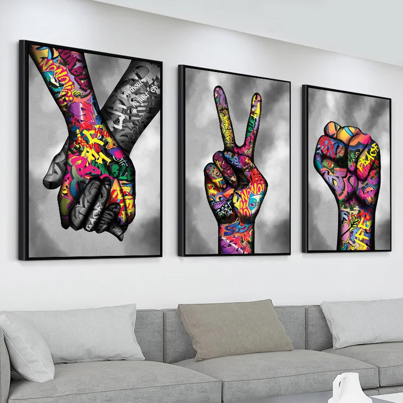 Pop Graffiti Canvas Print