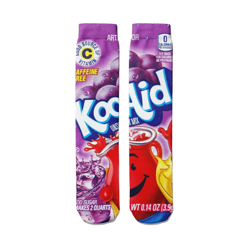 Potato Chip Print Socks