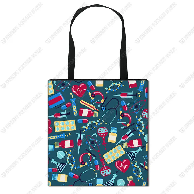 Nurse Angel Canvas Tote