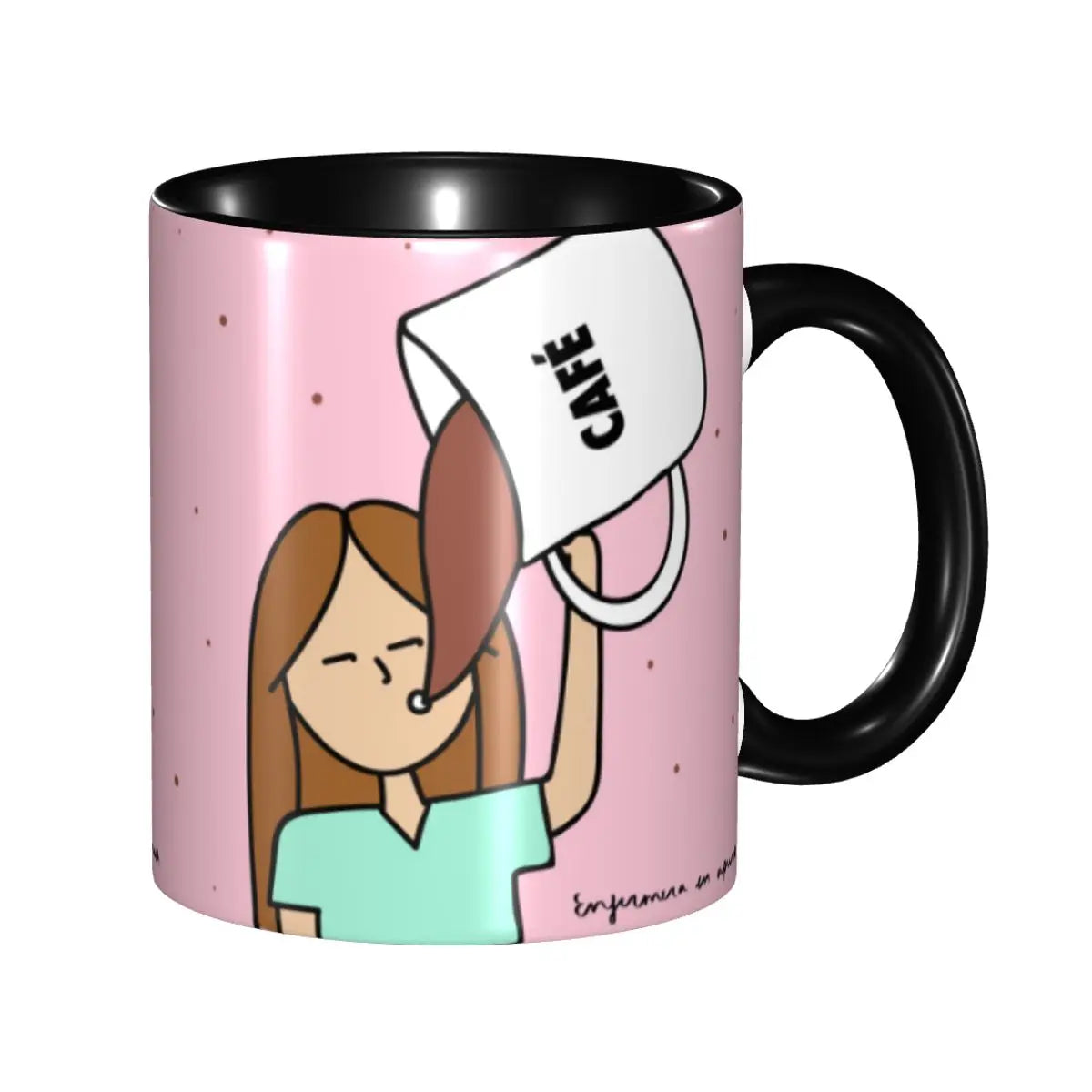 Pink Nurse Coffee Mug