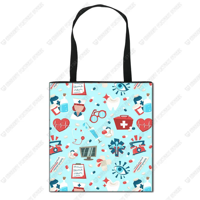 Nurse Angel Canvas Tote