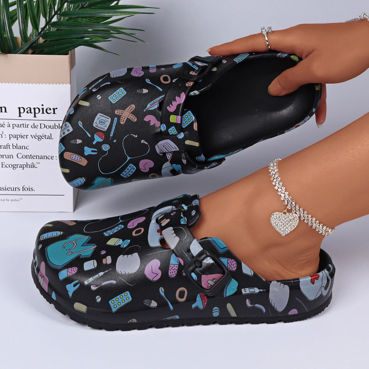 Buckle Strap EVA Clogs