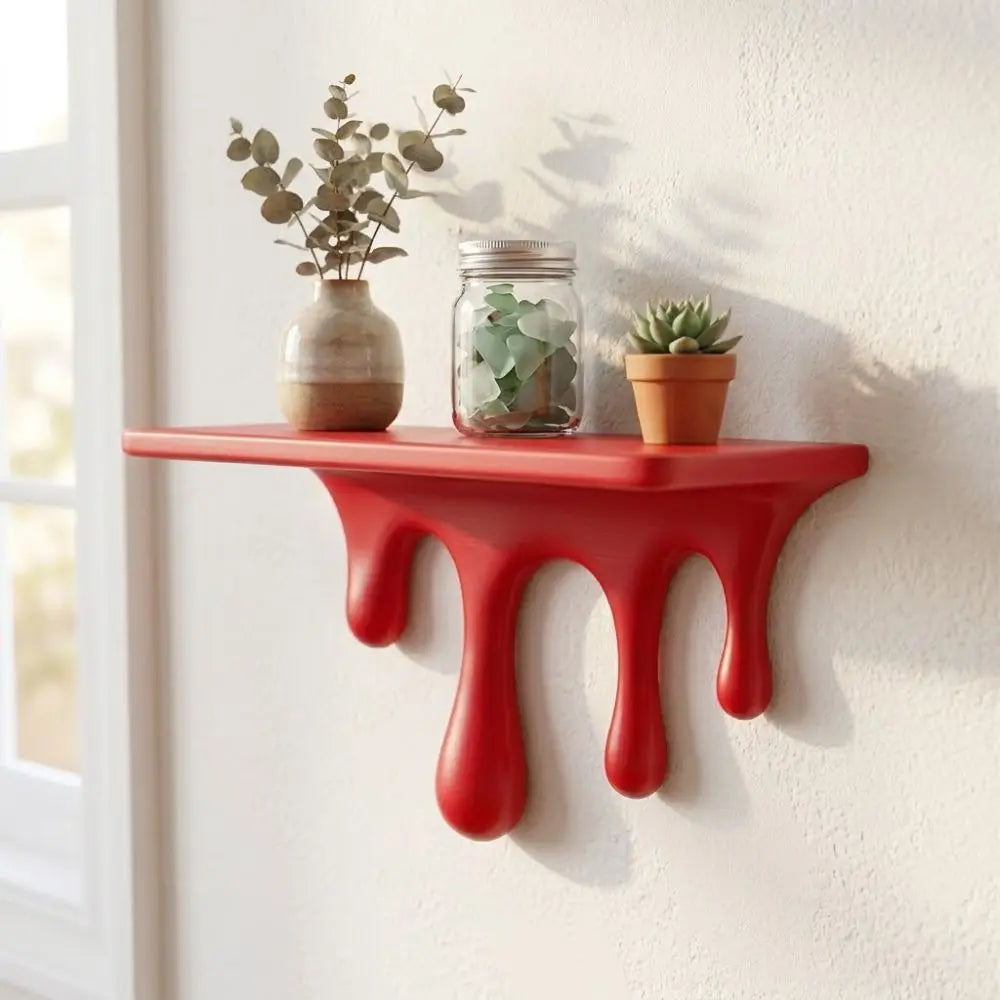Drip Melt Floating Shelf