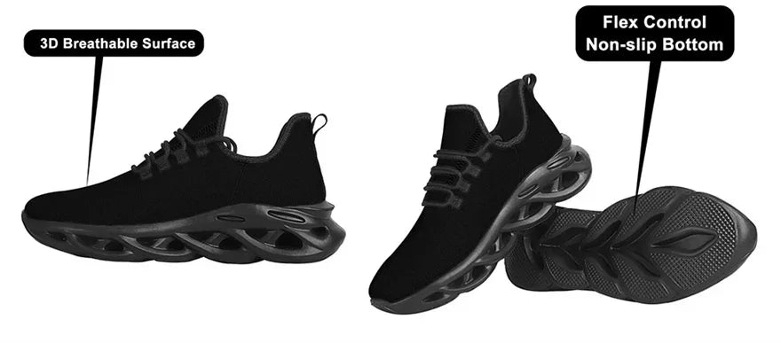 Teeth Print Mesh Trainers