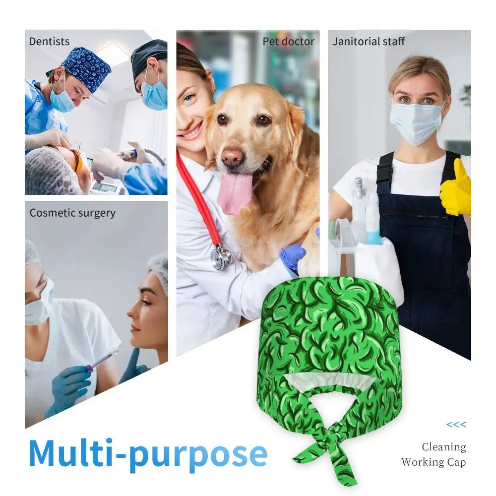 Brain Pattern Scrub Cap