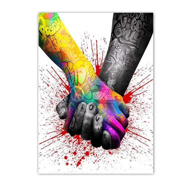 Pop Graffiti Canvas Print