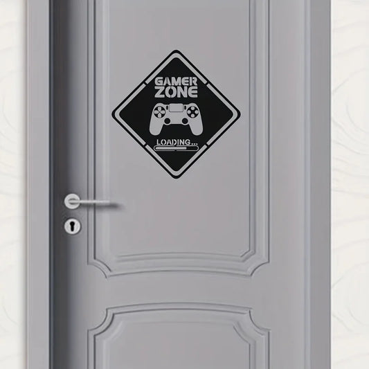 Gamer Zone Door Decal Sticker