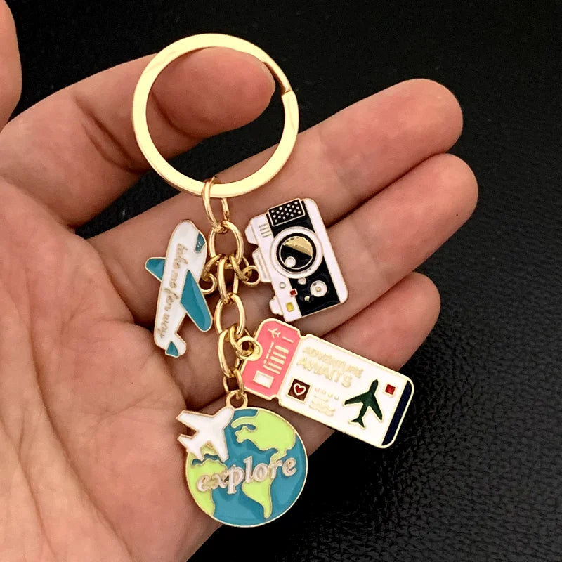 Travel Enamel Keyring