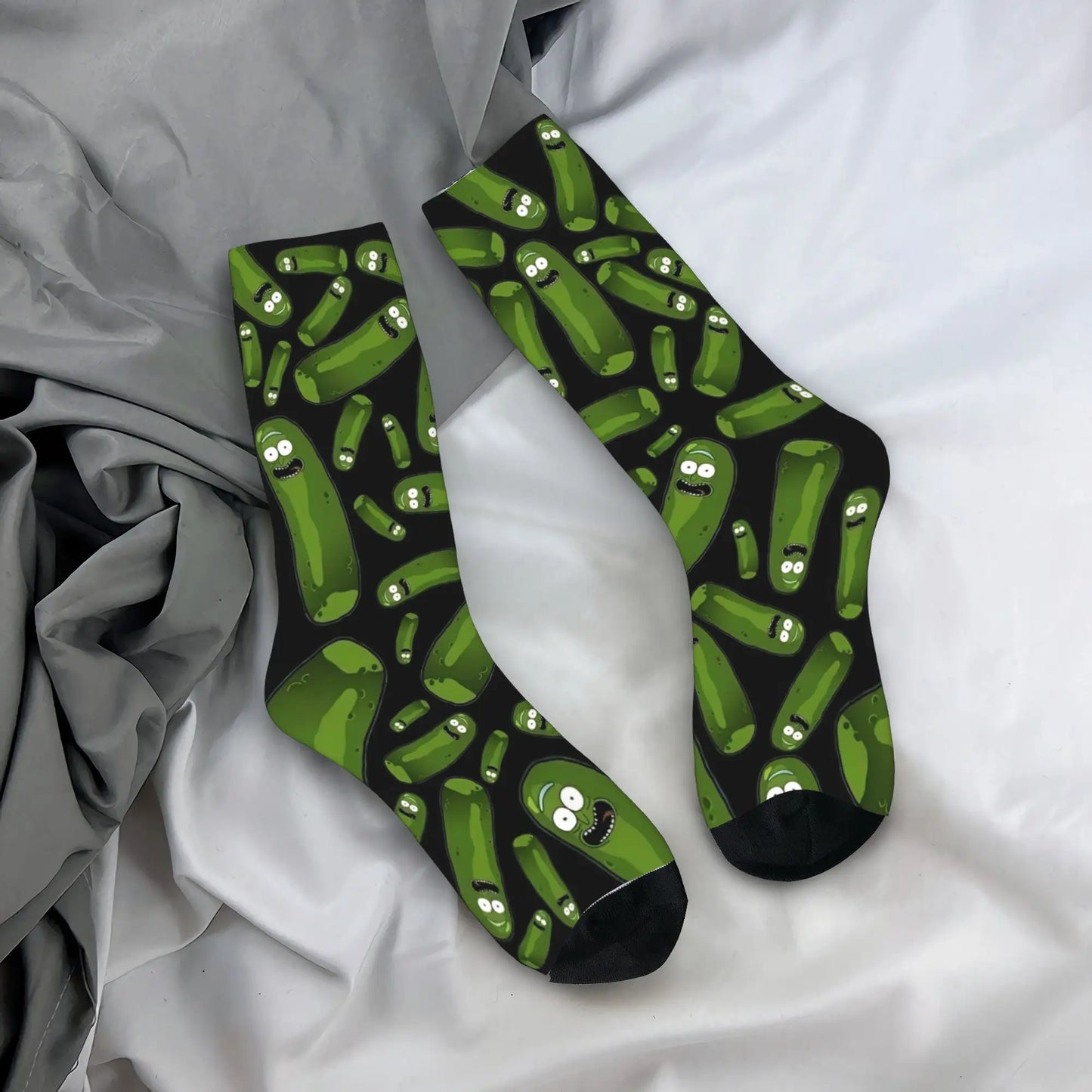 Cucumber Print Novelty Socks