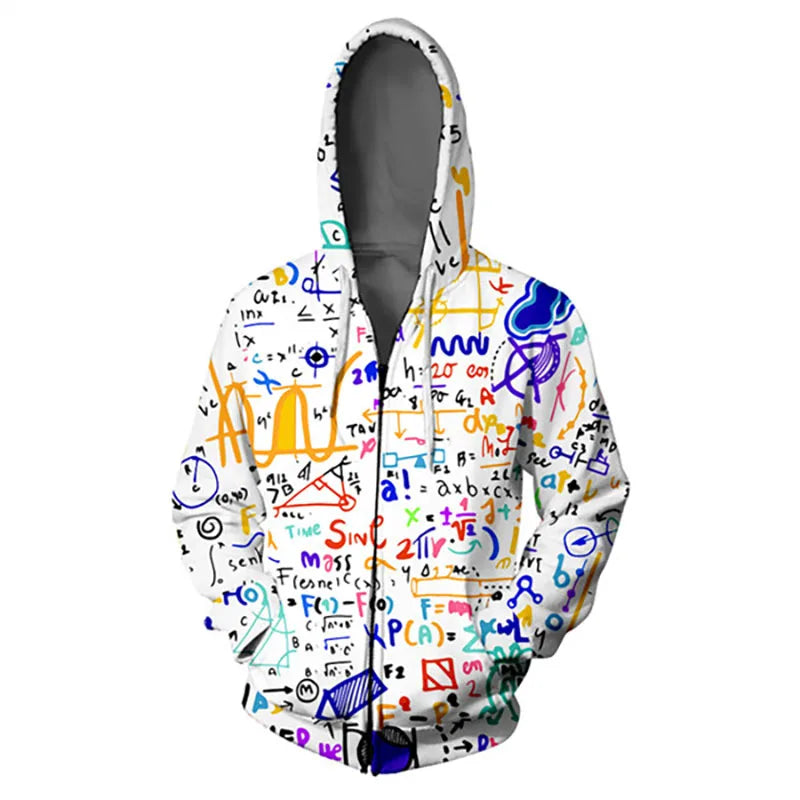 Science Formula Zip Hoodie