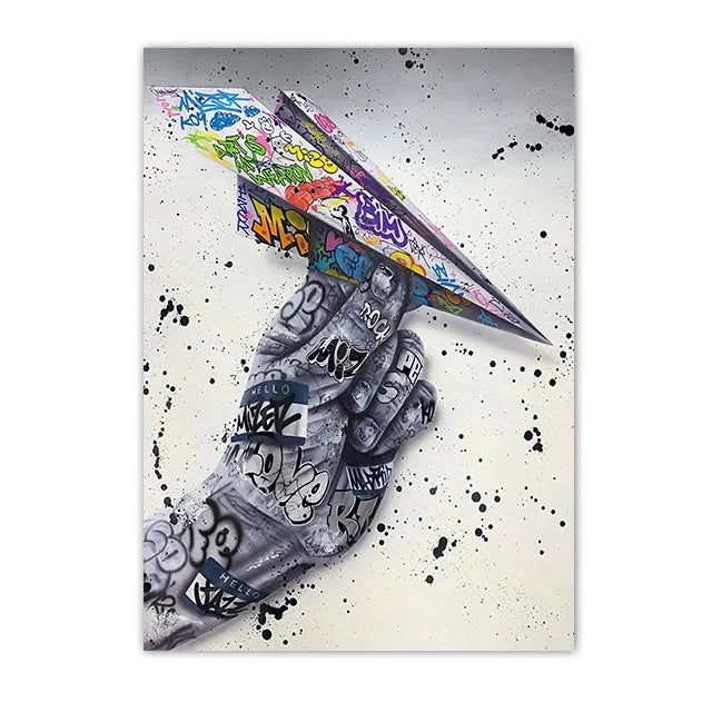 Pop Graffiti Canvas Print