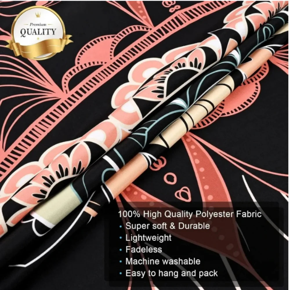 Neon Angel & Skeleton Tapestry