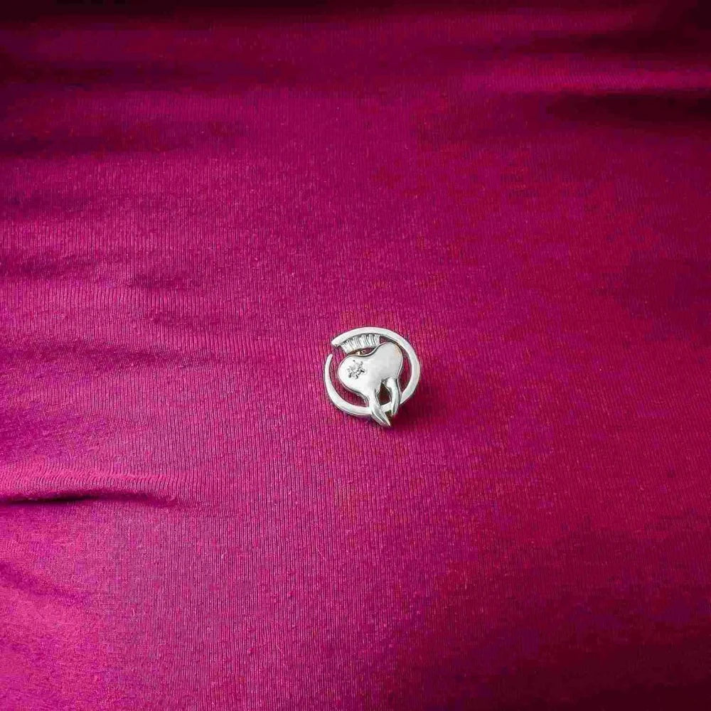 Dentist Crystal Tooth Brooch Pin