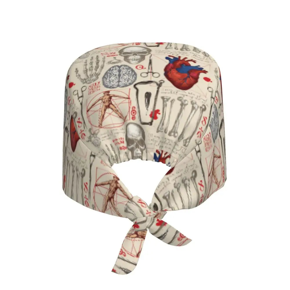 Human Anatomy Scrub Cap