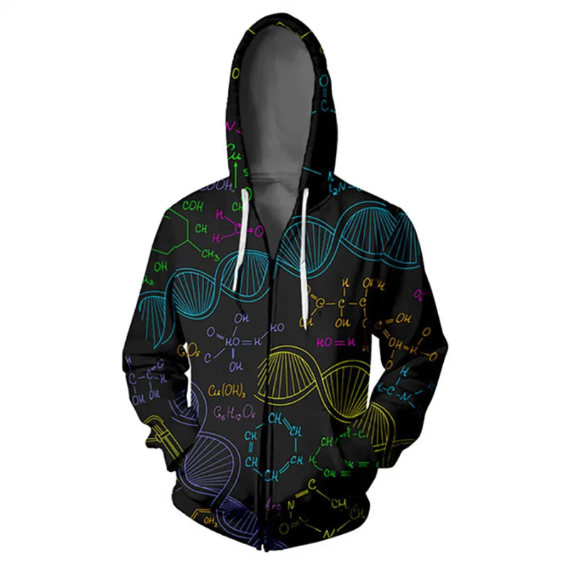 Science Formula Zip Hoodie