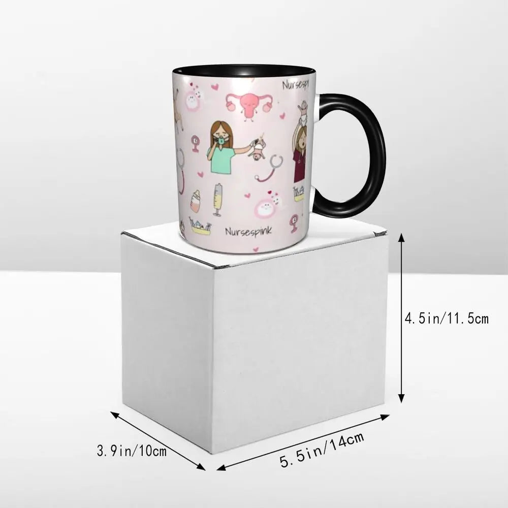 Pink Nurse Coffee Mug
