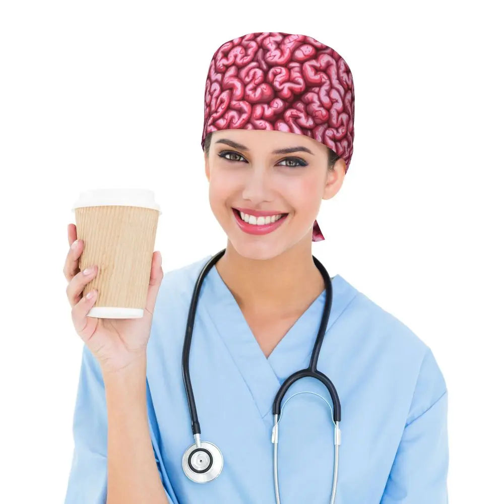 Brain Pattern Scrub Cap