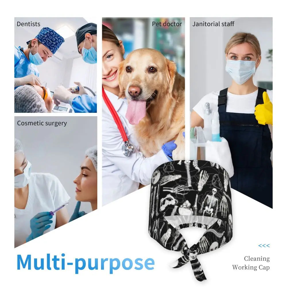 Human Anatomy Scrub Cap