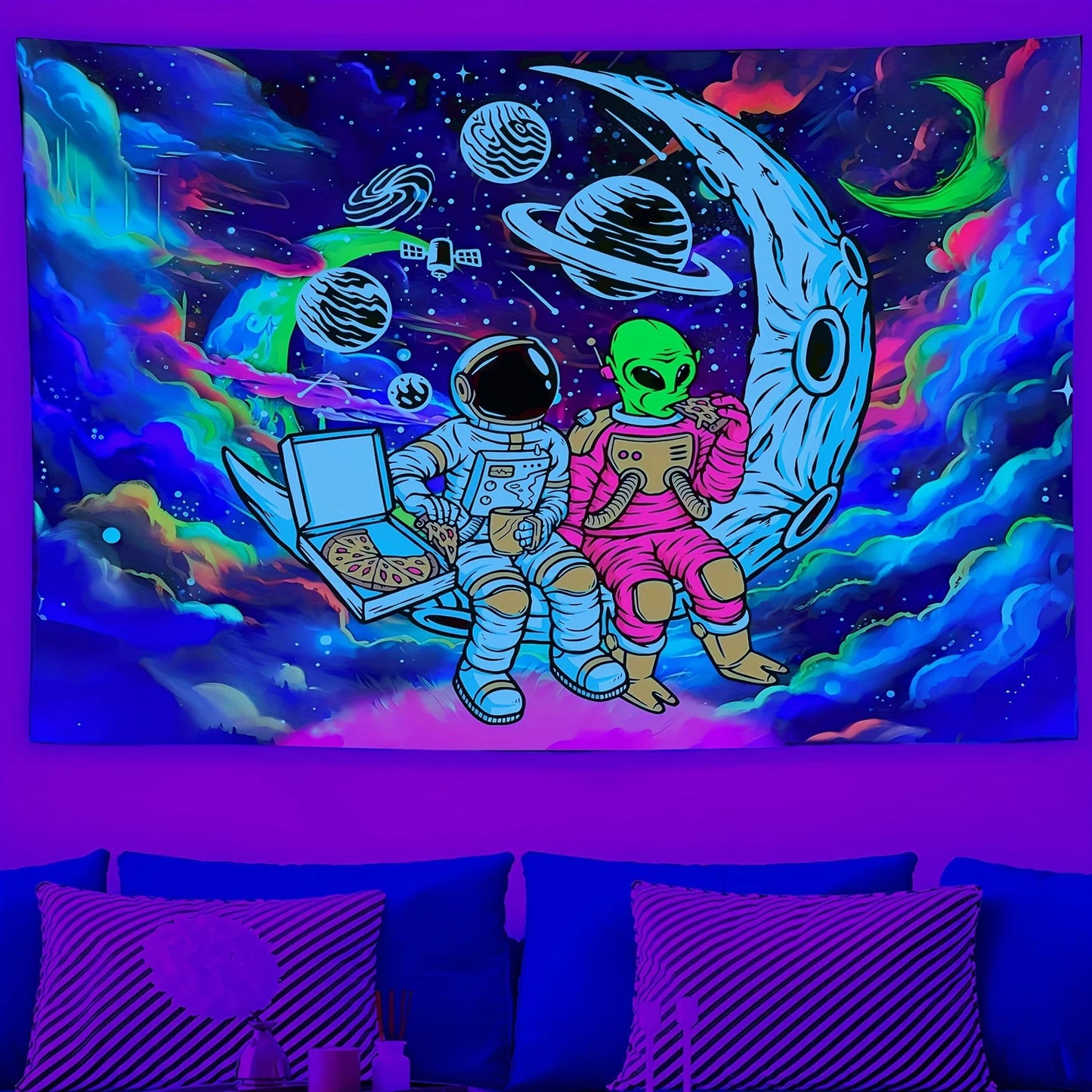 Dream Sky Alien Tapestry