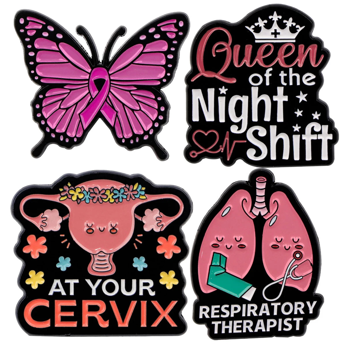 Uterus Enamel Pin
