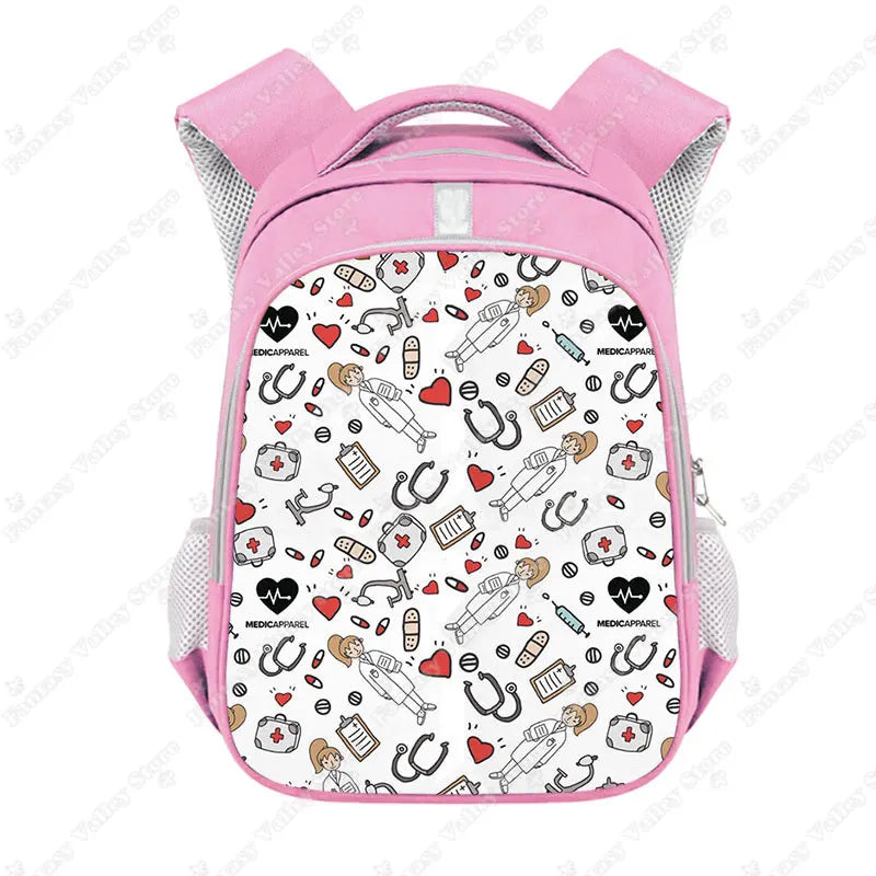 ECG Print School Backpack