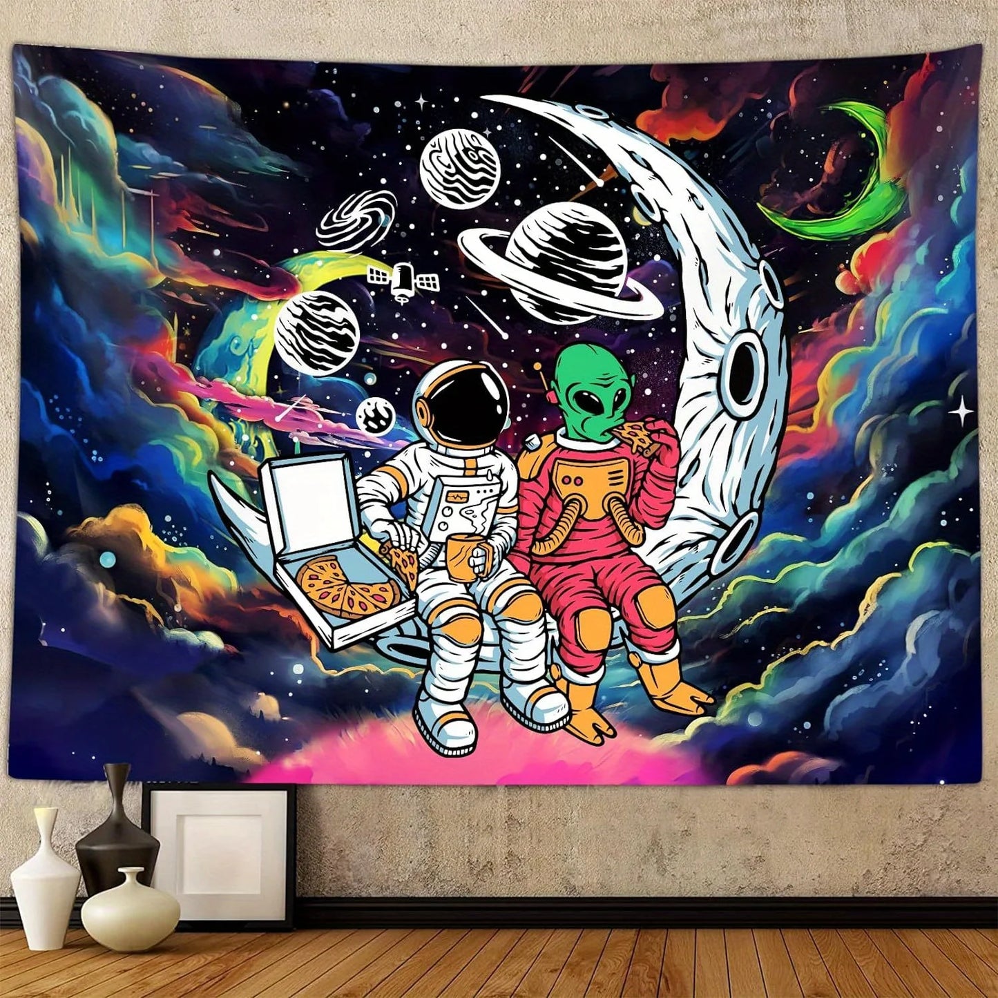 Dream Sky Alien Tapestry