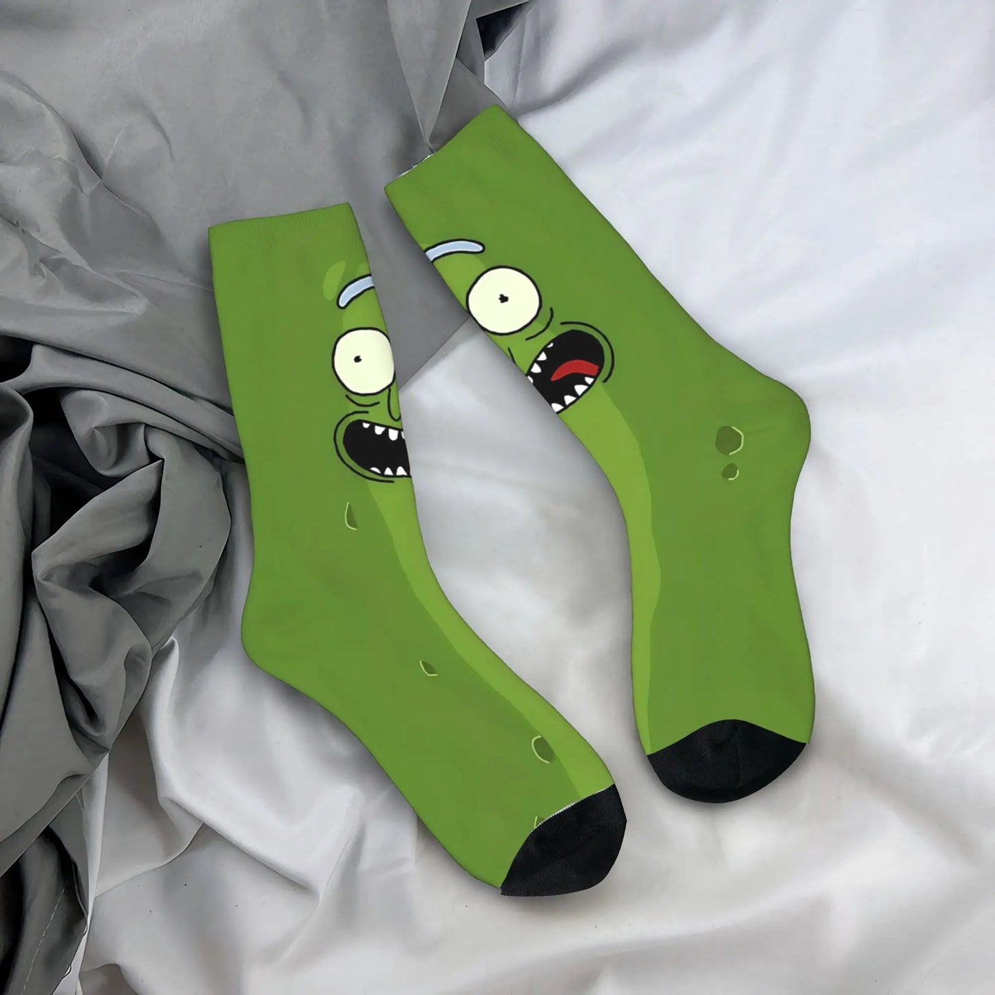 Cucumber Print Novelty Socks
