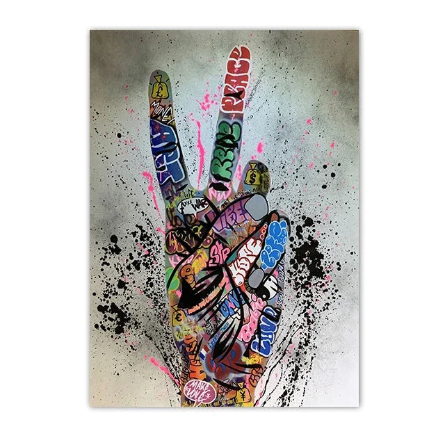 Pop Graffiti Canvas Print