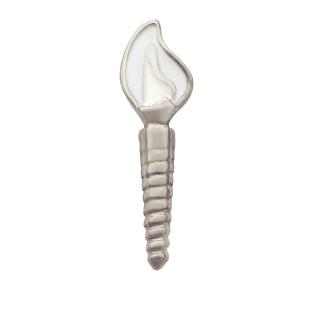Tooth-Shaped Medical Brooch Pin