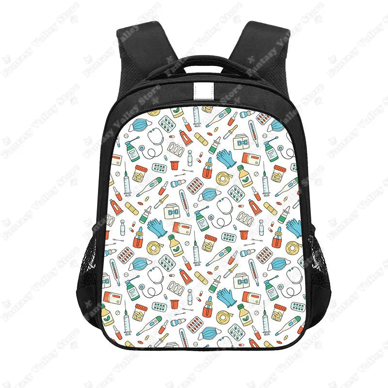 ECG Print School Backpack