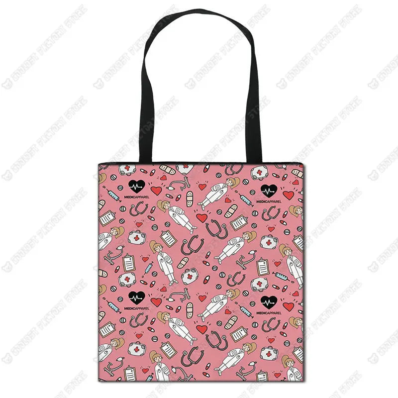 Nurse Angel Canvas Tote