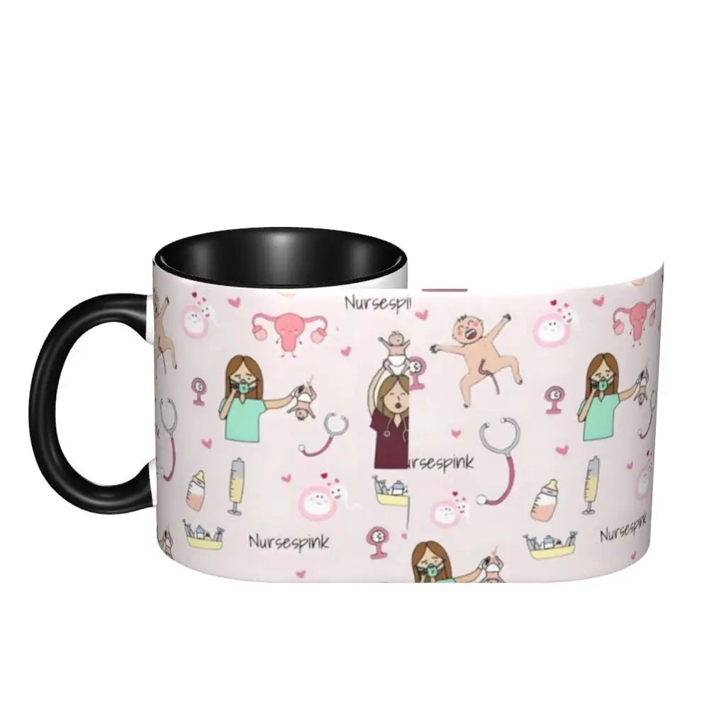 Pink Nurse Coffee Mug